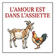 L'amour est dans l'assiette Pierrerue • Ferme - Vente volailles, fromage de chèvre