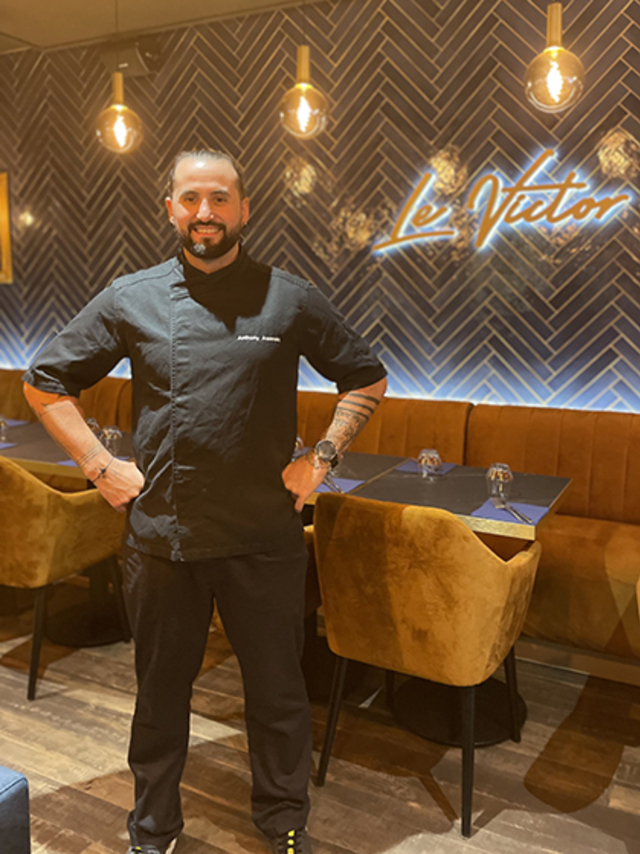 Le Victor Béziers • son chef cuisinier Anthony Asensio (® le victor)