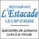 Restaurant L 'Estacade Cap d'Agde 