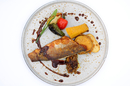 Maison Conti Pézenas est un restaurant cuisine fait maison, ici du poisson ( ® SAAM-fabrice CHORT)